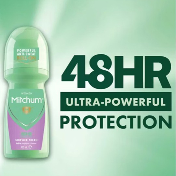 Mitchum Ladies Roll On Deodorant Shower Fresh 100ml Mitchum Ladies Roll On Deodorant Shower Fresh 100ml