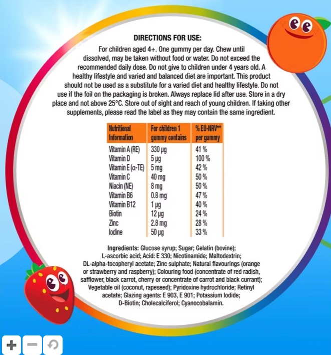 Centrum Kids Multigummies Orange & Mixed Berries (30) Centrum Kids Multigummies Orange & Mixed Berries (30)