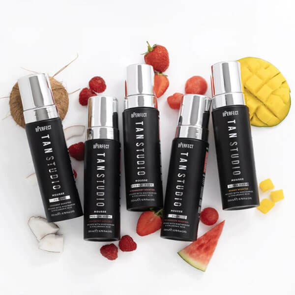 BPerfect Tan Studio Mousse Express Raspberry & Jasmine Scented 200ml