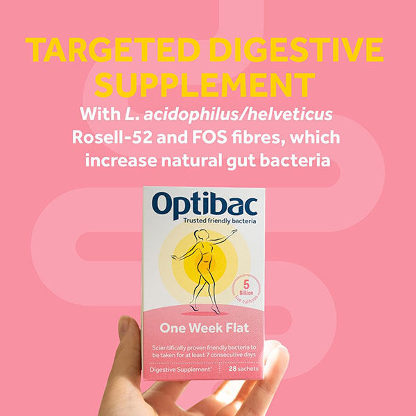 Optibac Probiotics Flat Stomach 7 Sachets - Digestive Support Optibac Probiotics Flat Stomach 7 Sachets - Digestive Support