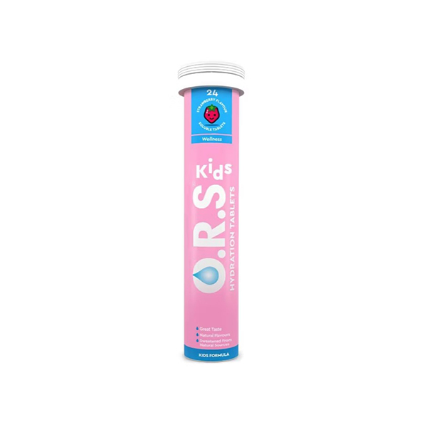 ORS Kids Strawberry 24 Tablets ORS Kids Strawberry 24 Tablets