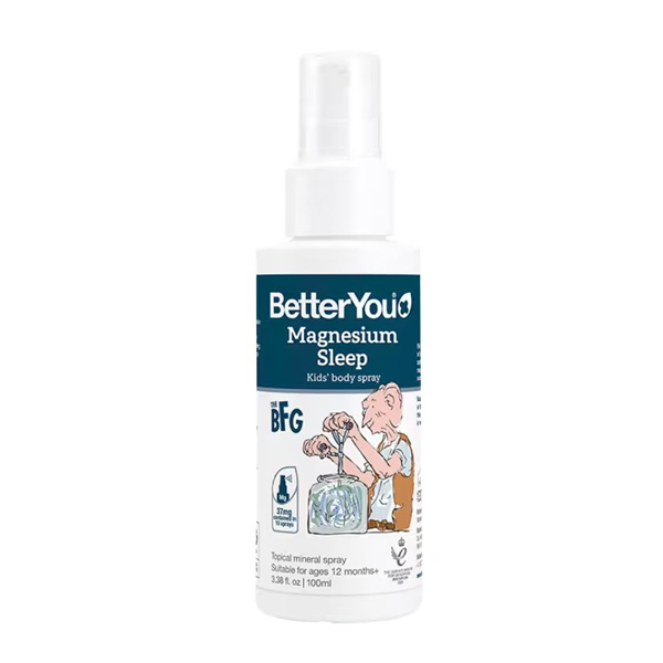 BetterYou Magnesium Sleep Kids Body Spray 100Ml BetterYou Magnesium Sleep Kids Body Spray 100Ml