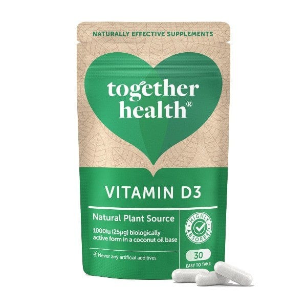 Together Vegan Vitamin D3 Food Supplement (30caps) Together Vegan Vitamin D3 Food Supplement (30caps)