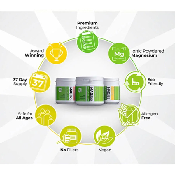 Mag365 Magnesium Citrate Exotic Lemon 300g Mag365 Magnesium Citrate Exotic Lemon 300g