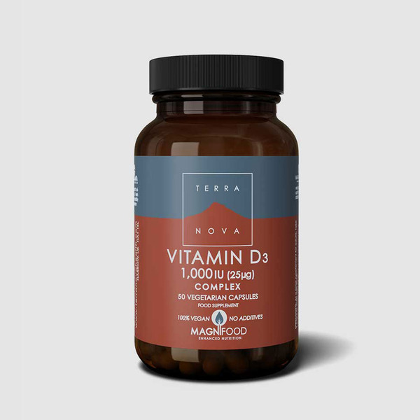 Terranova Nutrition Vitamin D 1000iu Complex Vegan (50caps)