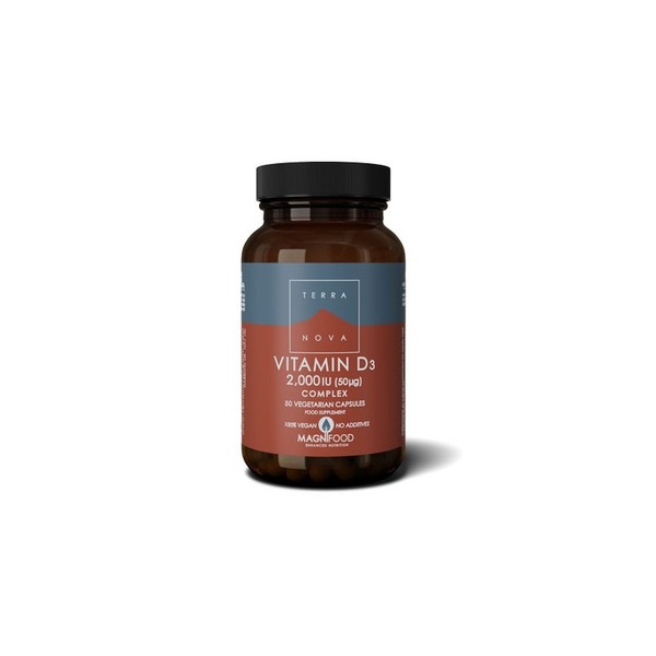 Terranova Nutrition Vitamin D 2000iu Complex Vegan (50caps)