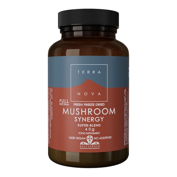 Terranova Nutrition Mushroom Synergy Super-blend Powder (40g) Terranova Nutrition Mushroom Synergy Super-blend Powder (40g)
