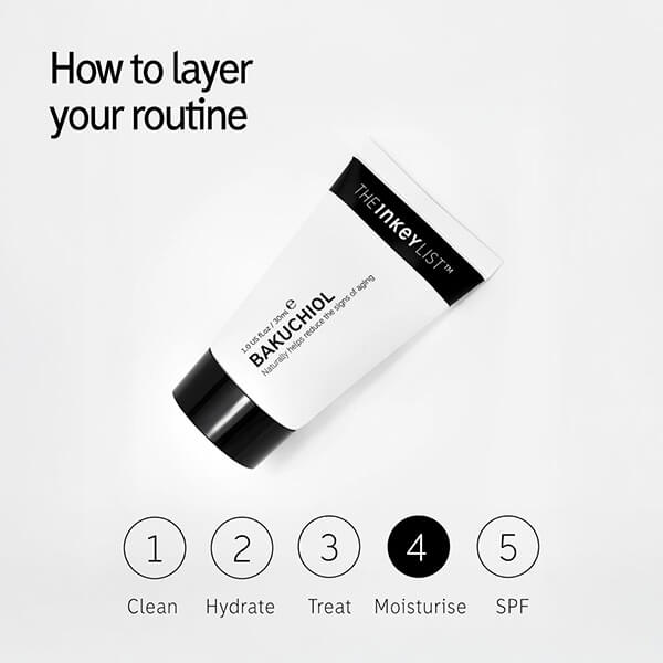 The Inkey List Bakuchiol Moisturiser 30ml The Inkey List Bakuchiol Moisturiser 30ml