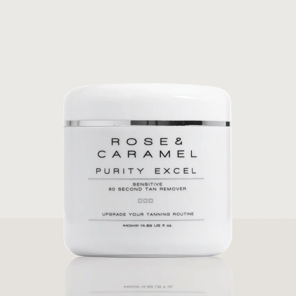 Rose & Caramel Purity Excel 60 Second Self Tan Remover Sensitive 440ml Rose & Caramel Purity Excel 60 Second Self Tan Remover Sensitive 440ml