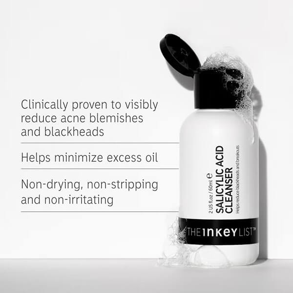 The Inkey List Salicylic Acid Cleanser 60ml The Inkey List Salicylic Acid Cleanser 60ml