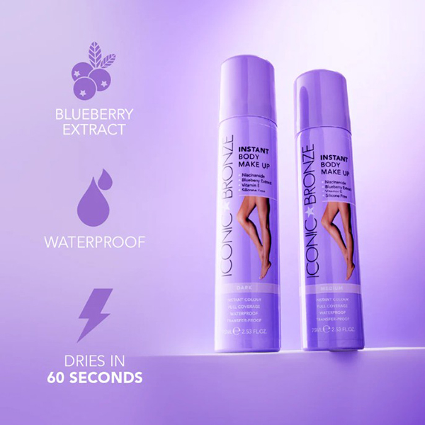 Iconic Bronze Instant Body Make Up Dark 75ml
