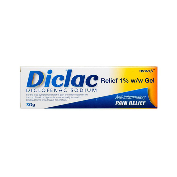 Diclac Relief 1% Gel Diclofenac 50g Diclac Relief 1% Gel Diclofenac 50g