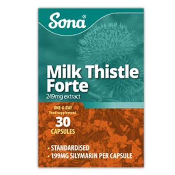 Sona Milk Thistle Forte Capsules (30) Sona Milk Thistle Forte Capsules (30)