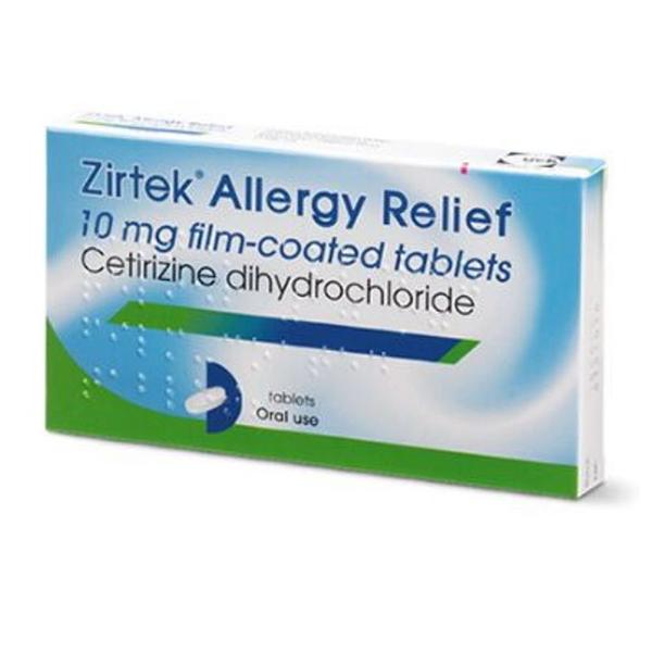 Zirtek 10mg Allergy Relief Tablets (30) Zirtek 10mg Allergy Relief Tablets (30)