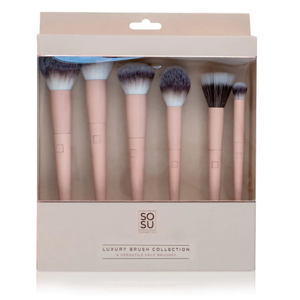 SOSU Nude Premium Brush Collection Face Set