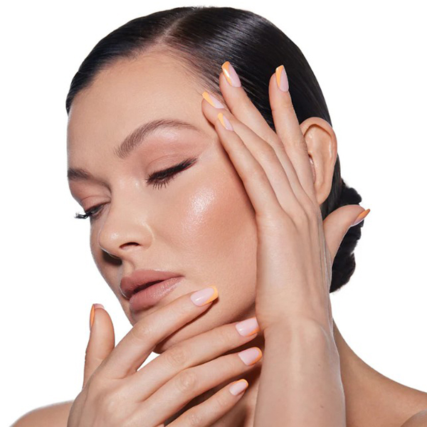 SOSU Nails She's Peachy Medium Length SOSU Nails She's Peachy Medium Length