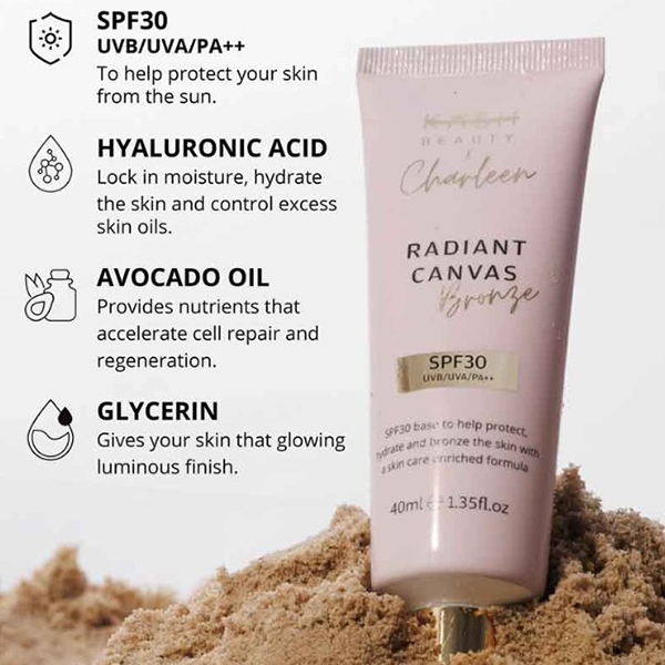 KASH Beauty X Charleen Radiant Canvas Bronze Spf30 Primer KASH Beauty X Charleen Radiant Canvas Bronze Spf30 Primer