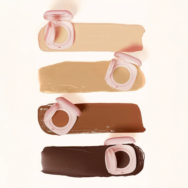 Colour swatches of Sculpted By Aimee Connolly Cream Cushion Foundation 