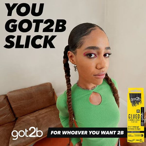 Schwarzkopf Got2b Glued 4 Brows & Edges Tinted Dark Brown Black 16ml Schwarzkopf Got2b Glued 4 Brows & Edges Tinted Dark Brown Black 16ml