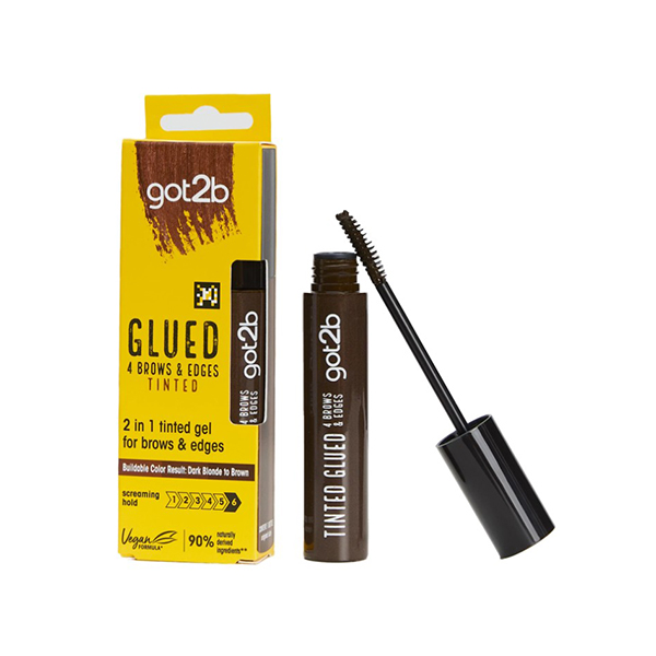 Schwarzkopf Got2b Glued 4 Brows & Edges Dark Brown Tinted Gel 16ml Schwarzkopf Got2b Glued 4 Brows & Edges Dark Brown Tinted Gel 16ml