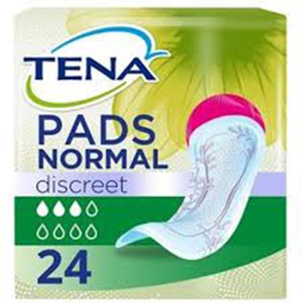Tena Lady Discreet Normal Pads 2x12 Pack Tena Lady Discreet Normal Pads 2x12 Pack