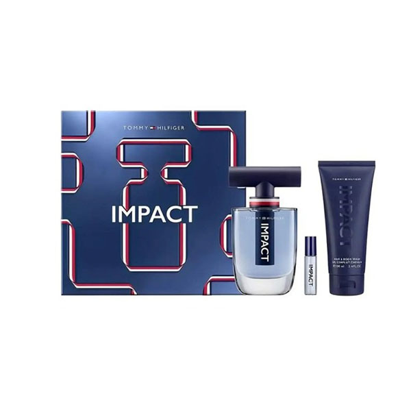 Tommy Hilfiger Impact Edt 100ml Mens Gift Set Tommy Hilfiger Impact Edt 100ml Mens Gift Set