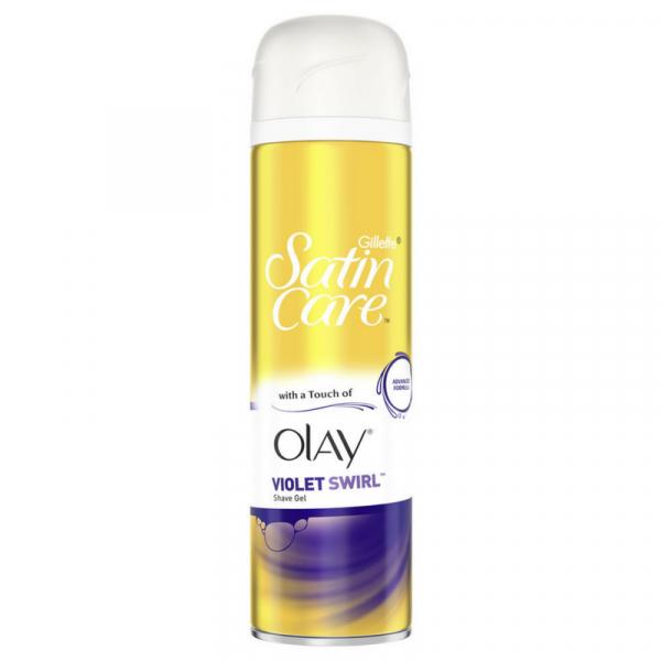 Gillette Satin Care Olay Violet Swirl Shave Gel 200 Gillette Satin Care Olay Violet Swirl Shave Gel 200