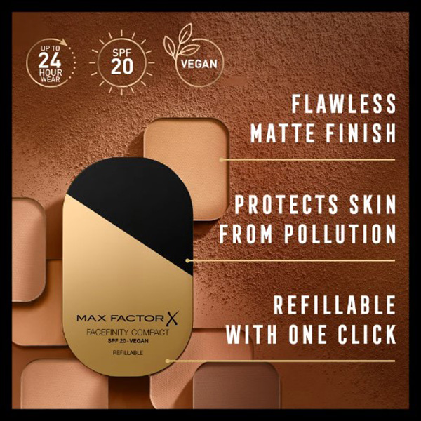 Max Factor Facefinity Foundation Compact Bronze 07