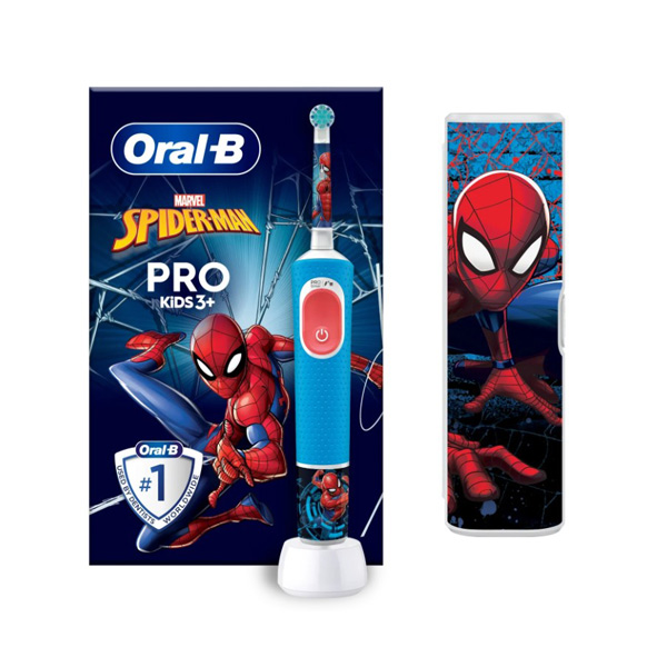 Oral B Kids Vitality Pro Spiderman Gift Set Oral B Kids Vitality Pro Spiderman Gift Set