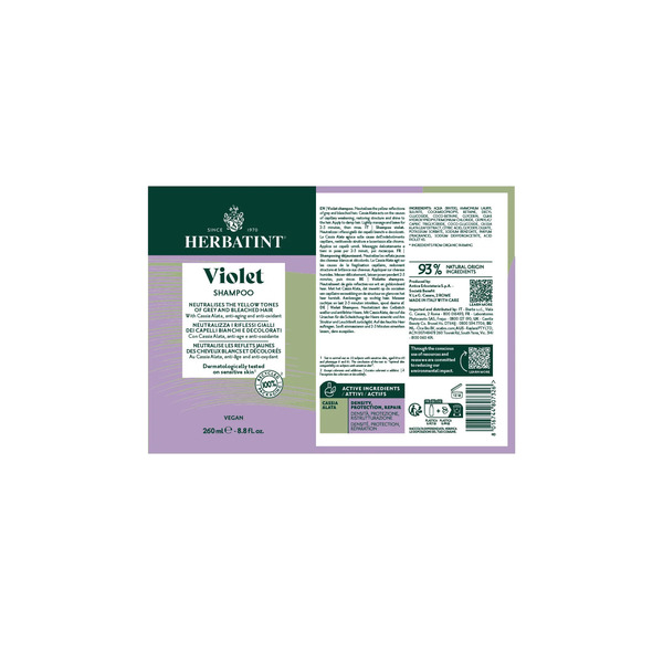 Herbatint Violet Shampoo (260 ml) Herbatint Violet Shampoo (260 ml)