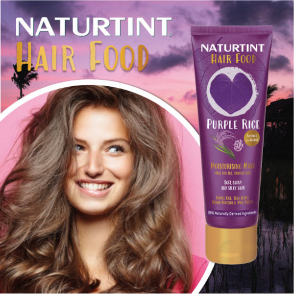 Naturtint Hair Food Purple Rice Moisturising Mask (150 ml) Naturtint Hair Food Purple Rice Moisturising Mask (150 ml)