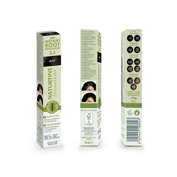 Naturtint Instant Root Retouch 2in1 Black (10 ml)