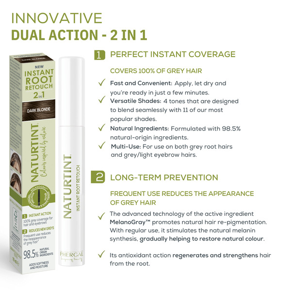 Naturtint Instant Root Retouch 2in1 Dark Blonde (10 ml)