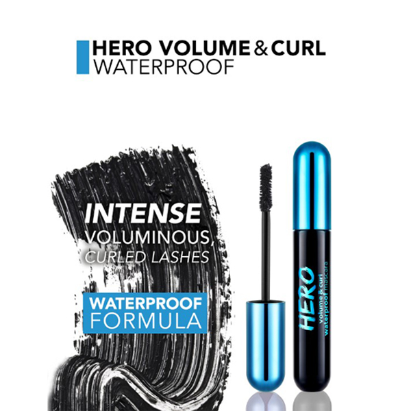 Flormar Hero Volume & Curl Mascara Waterproof Flormar Hero Volume & Curl Mascara Waterproof