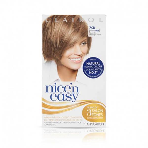 Clairol Nice N Easy Permanent Hair Colour 7CB Dark Champagne Blonde Clairol Nice N Easy Permanent Hair Colour 7CB Dark Champagne Blonde