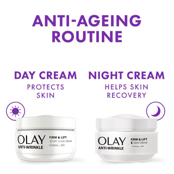 Olay Anti Wrinkle Firm & Lift Normal Dry Skin Day Cream Olay Anti Wrinkle Firm & Lift Normal Dry Skin Day Cream