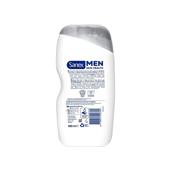 Sanex Men Body Wash Sensitive 400ml Sanex Men Body Wash Sensitive 400ml