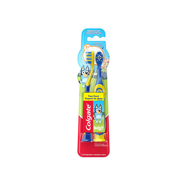 Colgate X Bluey Toothbrushes 2pk Colgate X Bluey Toothbrushes 2pk