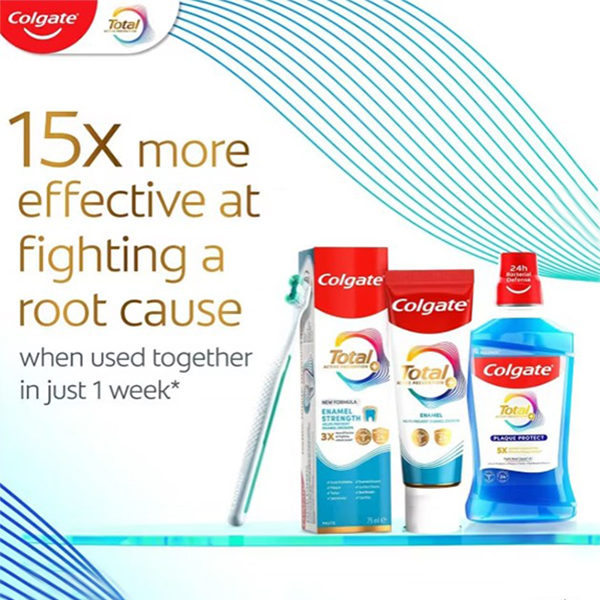 Colgate Total Protection Enamel 75ml Colgate Total Protection Enamel 75ml