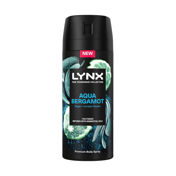 Lynx Body Spray Aqua Bergamot Lynx Body Spray Aqua Bergamot