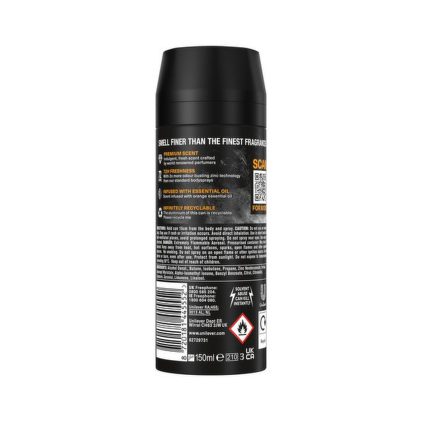 Lynx Body Spray Black Vanilla Lynx Body Spray Black Vanilla
