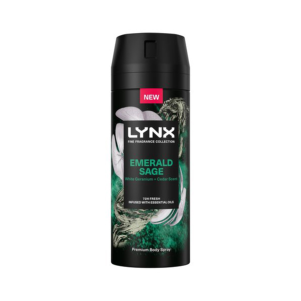 Lynx Body Spray Emerald Sage Lynx Body Spray Emerald Sage