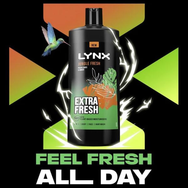 Lynx Jungle Fresh 3in1 700ml Lynx Jungle Fresh 3in1 700ml
