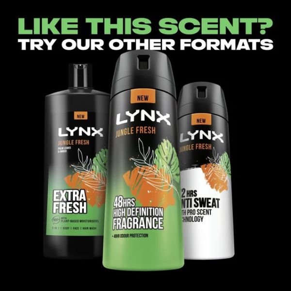 Lynx Jungle Fresh 3in1 700ml Lynx Jungle Fresh 3in1 700ml