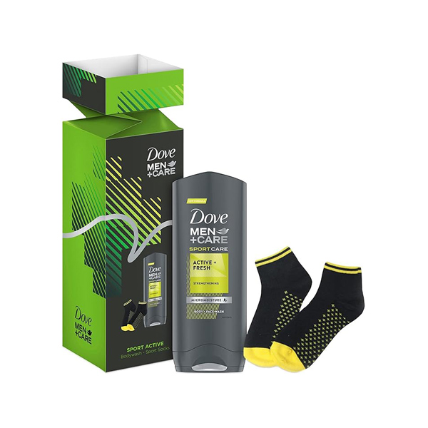 Dove Men+Care Extra Fresh Bodywash & Socks Giftset Dove Men+Care Extra Fresh Bodywash & Socks Giftset