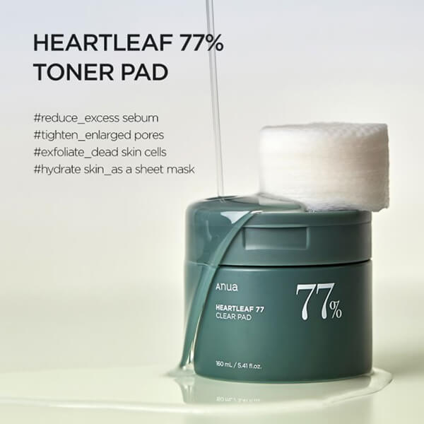 Anua Heartleaf 77% Clear Toner Pads 160ml Anua Heartleaf 77% Clear Toner Pads 160ml