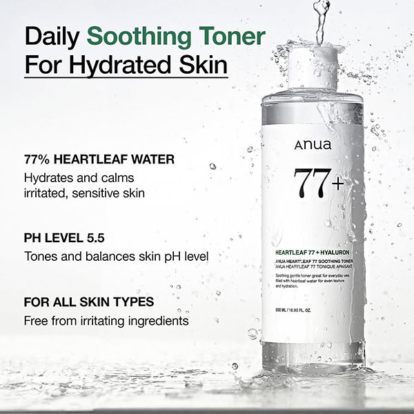 Anua Heartleaf 77% Soothing Toner 250ml Anua Heartleaf 77% Soothing Toner 250ml